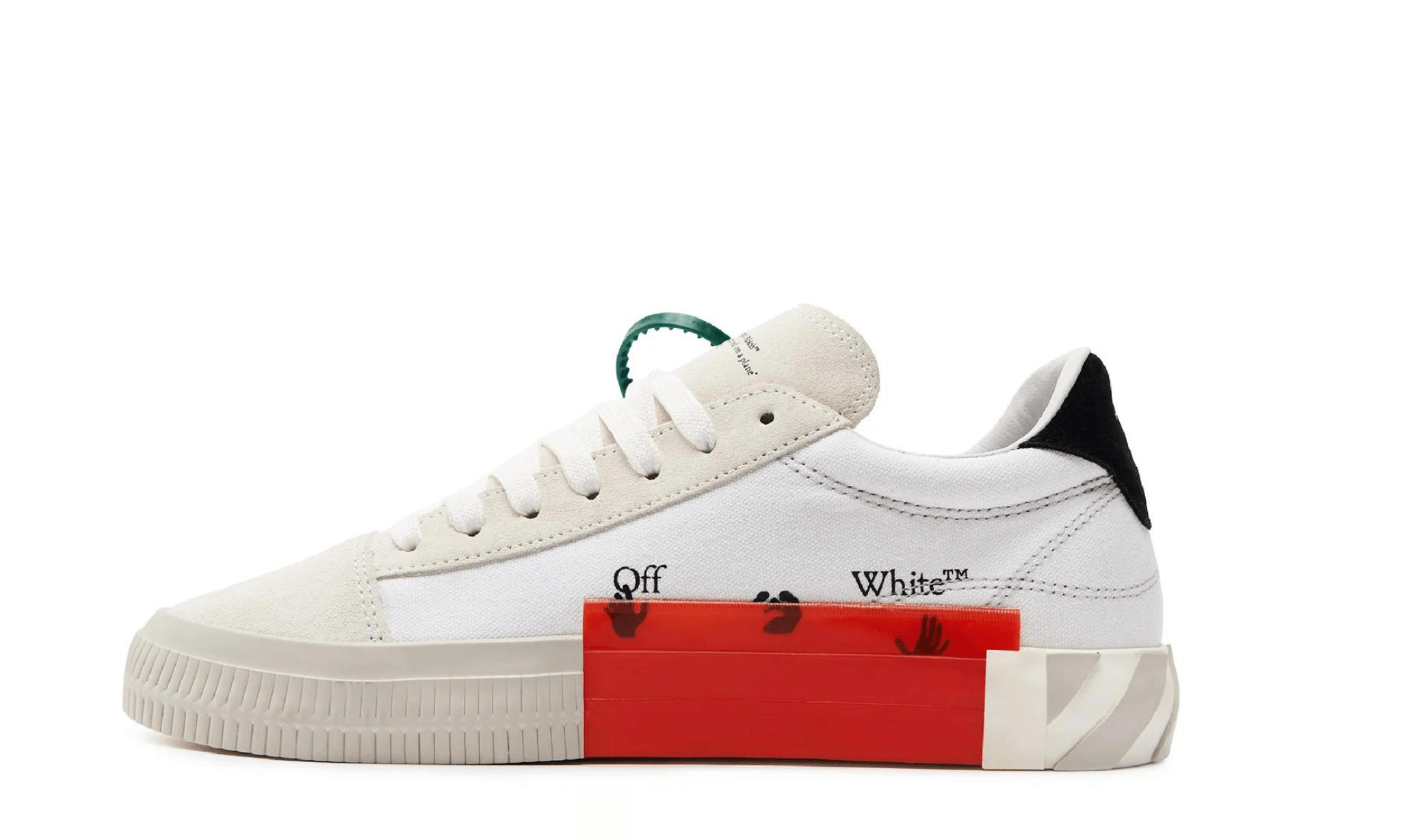 Obuv OFF-WHITE Vulc Low White Beige Black (W) - SneakerDefinition