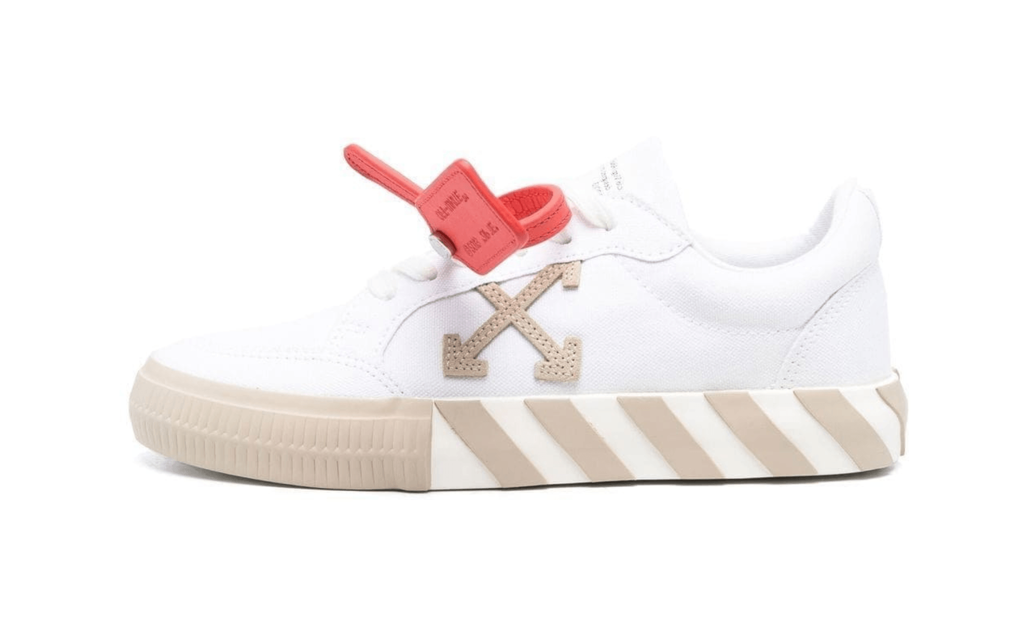 Obuv Off-White Vulc Sneaker White Beige - SneakerDefinition