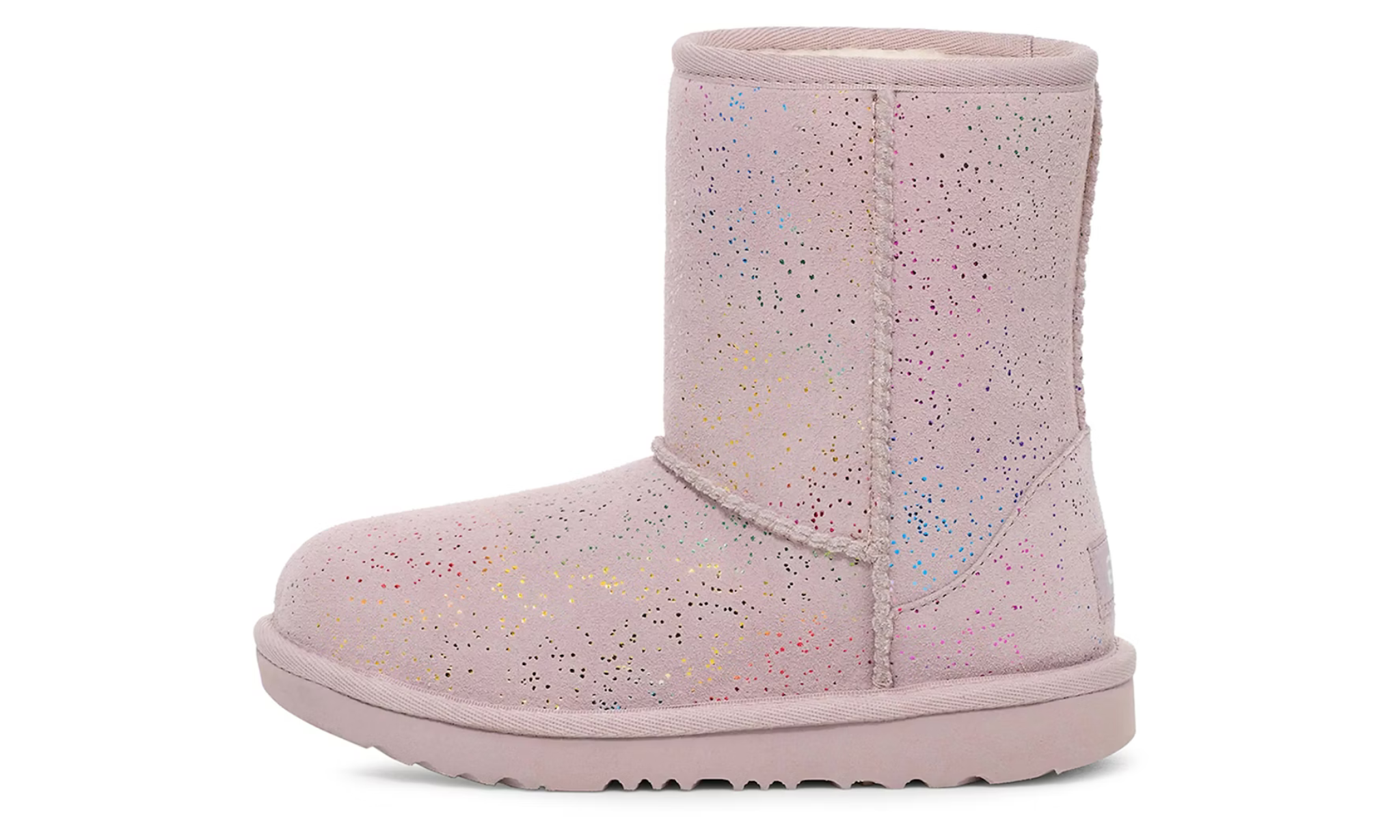 Obuv UGG Classic II Shimmer Sky Boot Pale Smoke Rainbow Metallic (GS) - SneakerDefinition