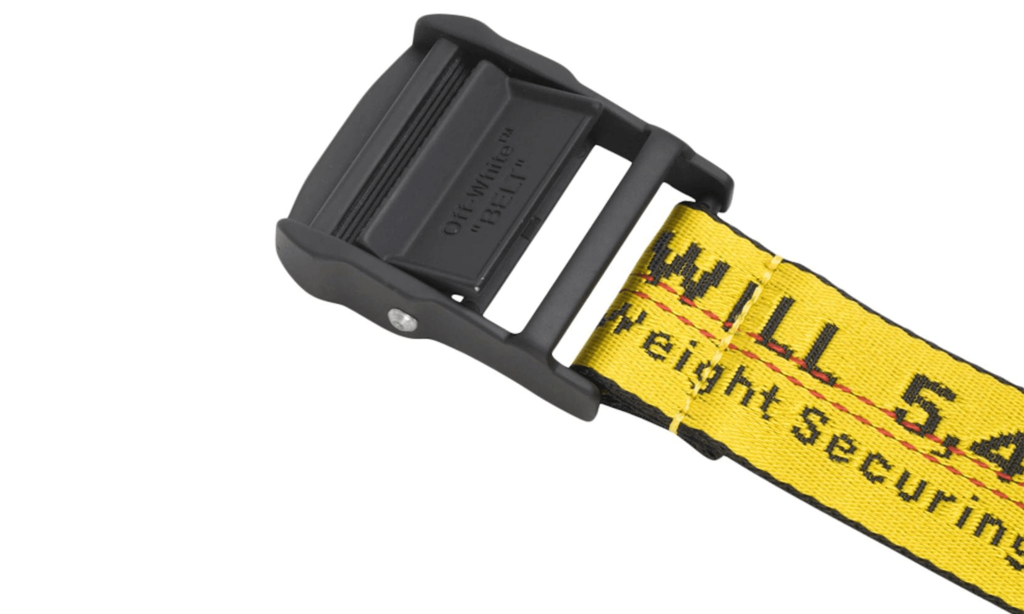 Opasky OFF-WHITE Industrial Belt Yellow/Black - SneakerDefinition