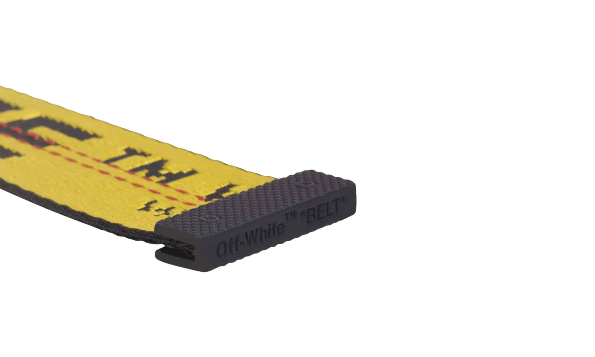 Opasky OFF-WHITE Industrial Belt Yellow/Black - SneakerDefinition