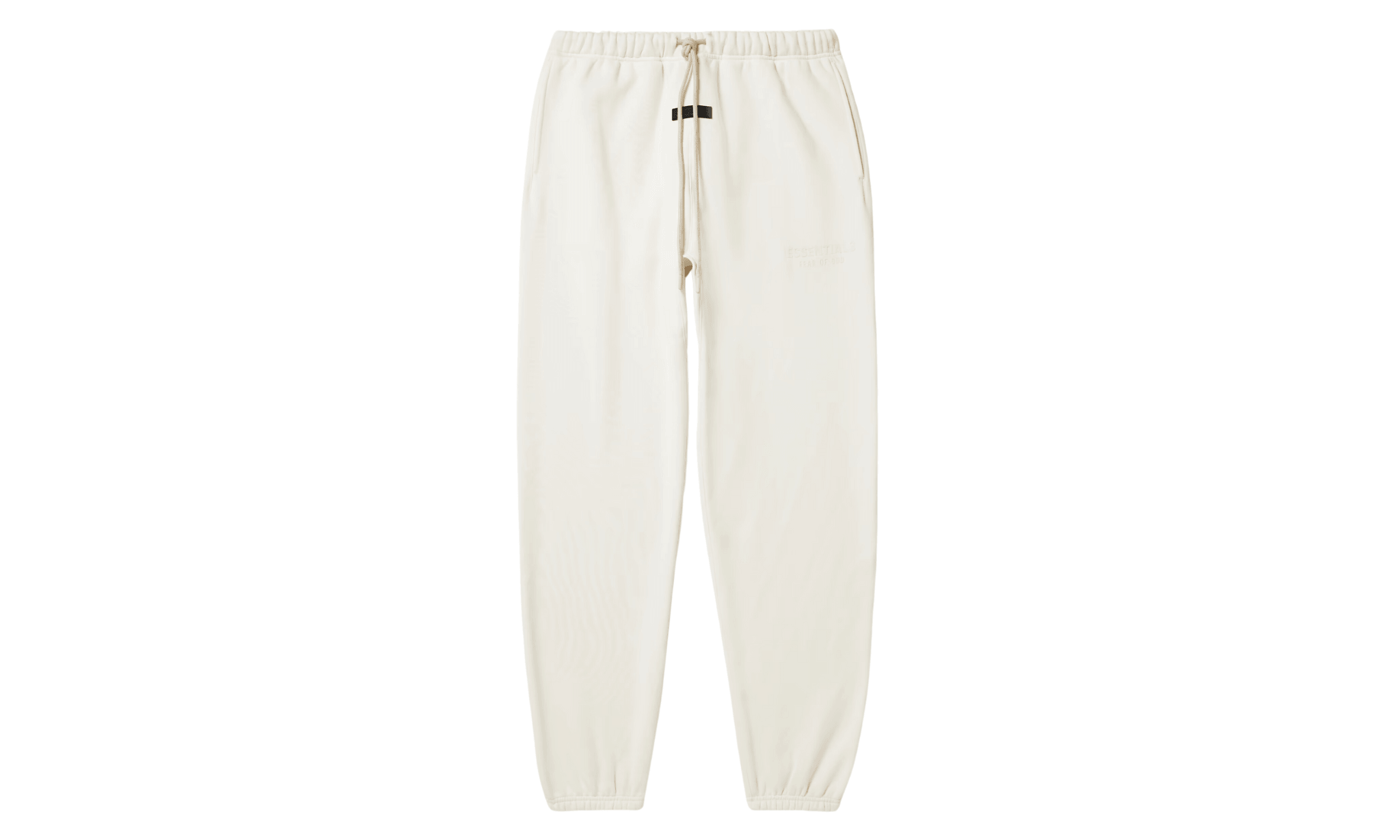 Tepláky Fear Of God Essentials Logo-Appliquéd Sweatpants White - SneakerDefinition