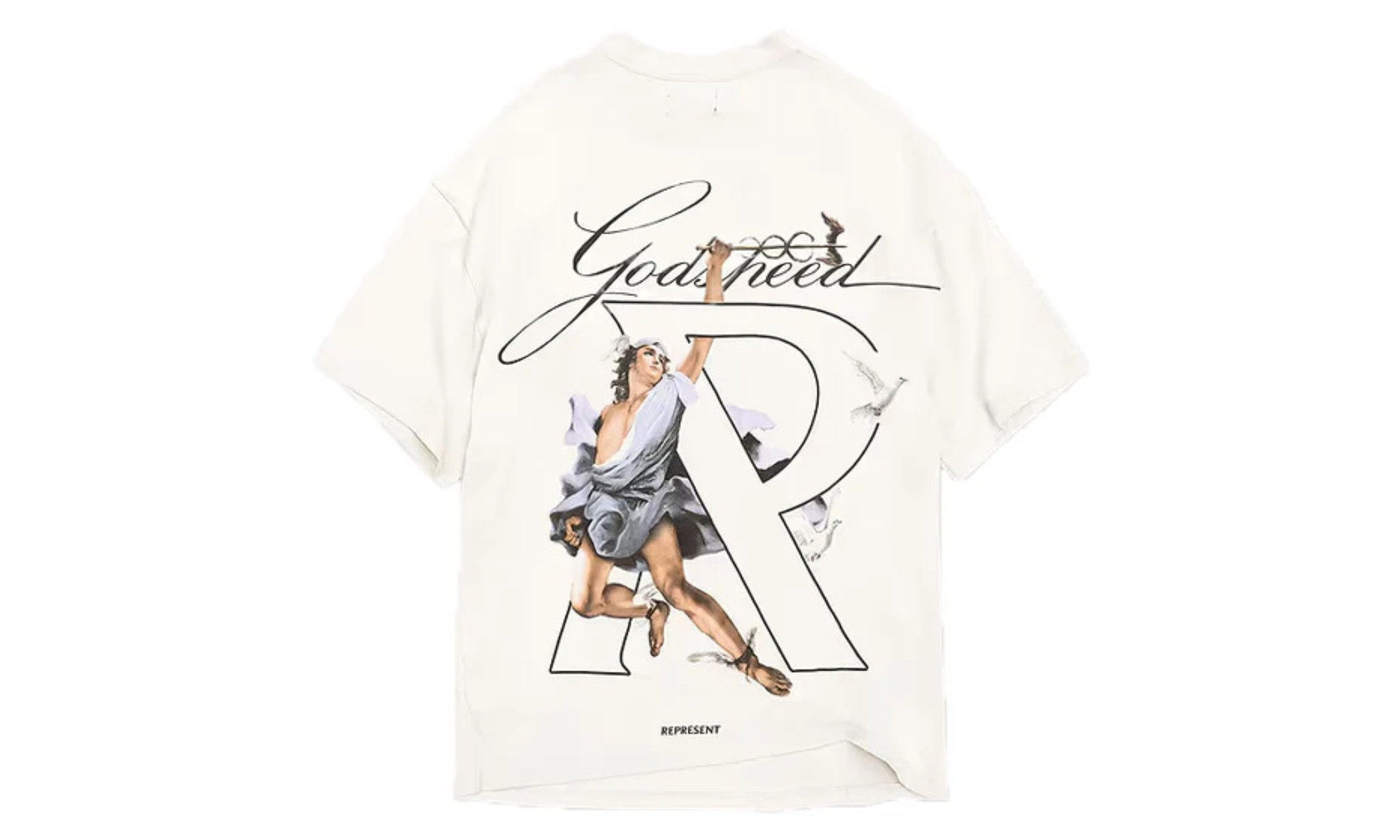 Tričko Represent Hermes T-Shirt - Flat White - SneakerDefinition