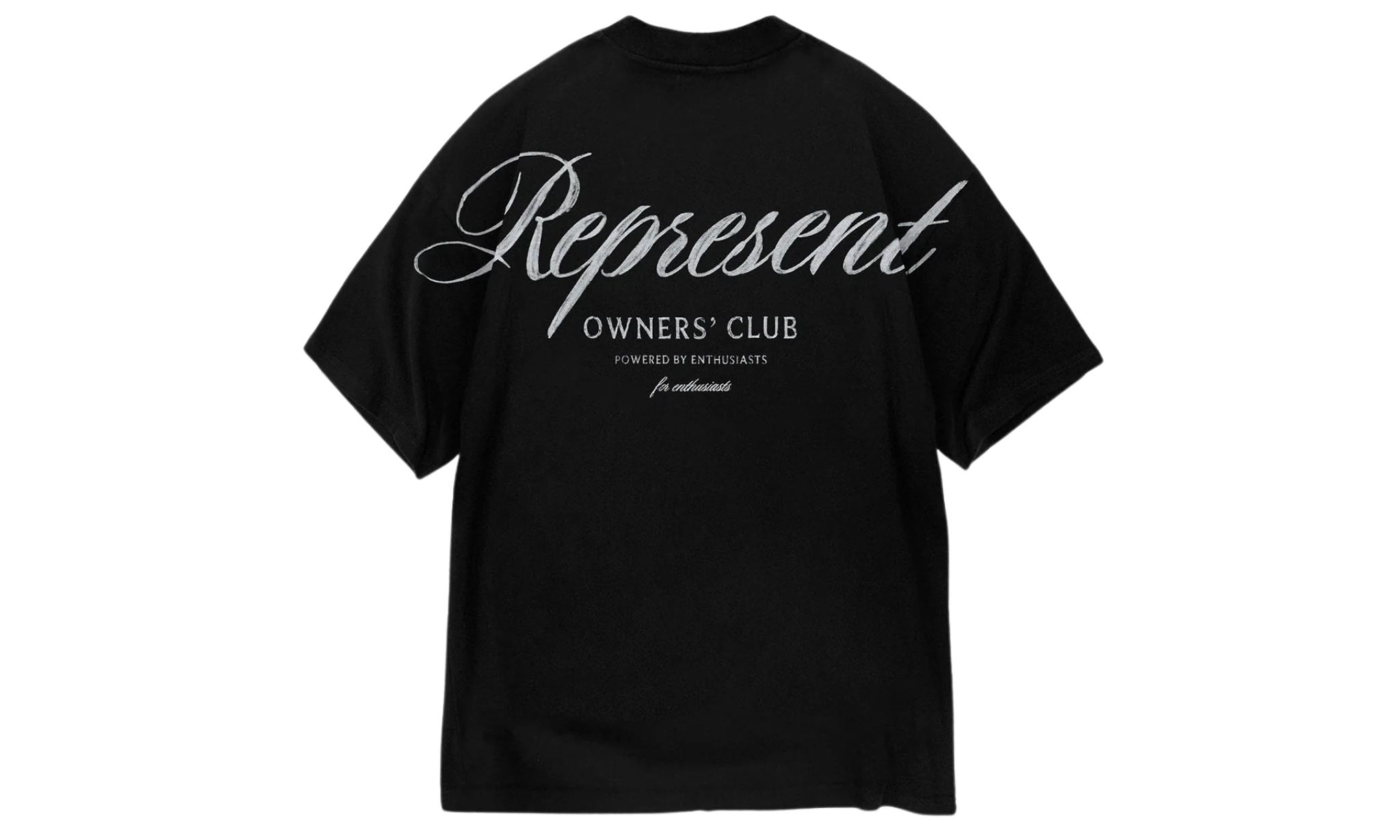 Tričko Represent Owners Club Script T-Shirt - Black - SneakerDefinition