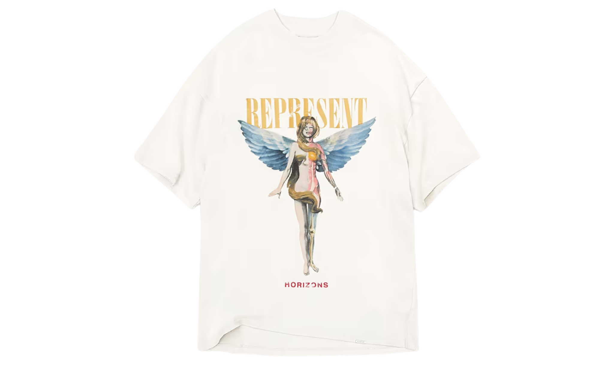 Tričko Represent Reborn T-Shirt - Flat White - SneakerDefinition