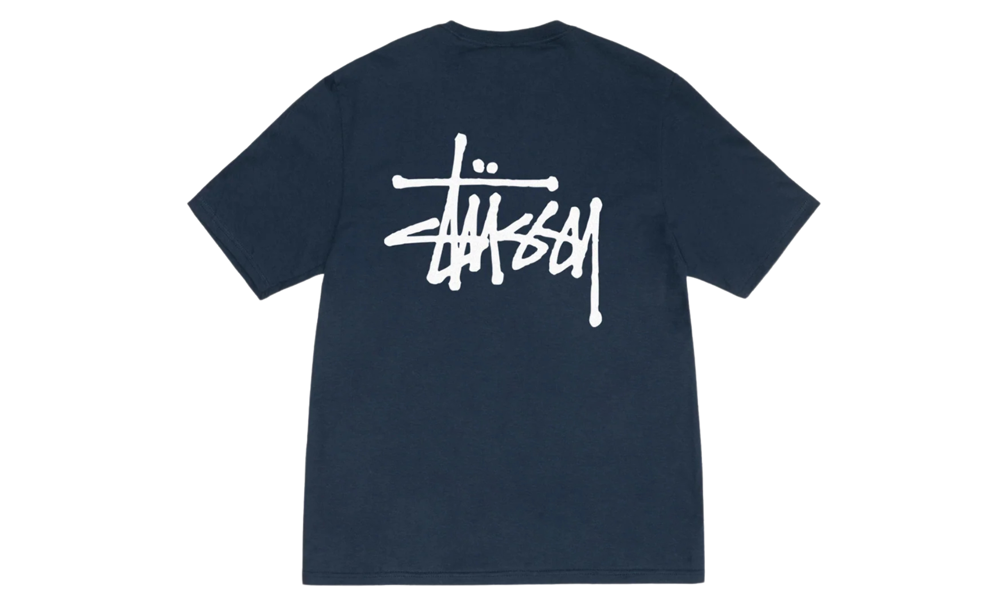 Tričko Stüssy Basic Tee Navy - SneakerDefinition