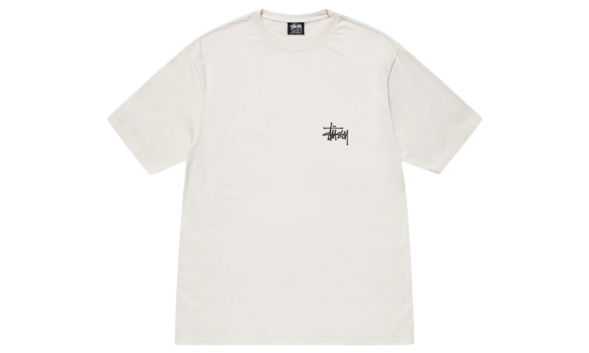 Tričko Stüssy Basic Tee Pigment Dyed Natural - SneakerDefinition