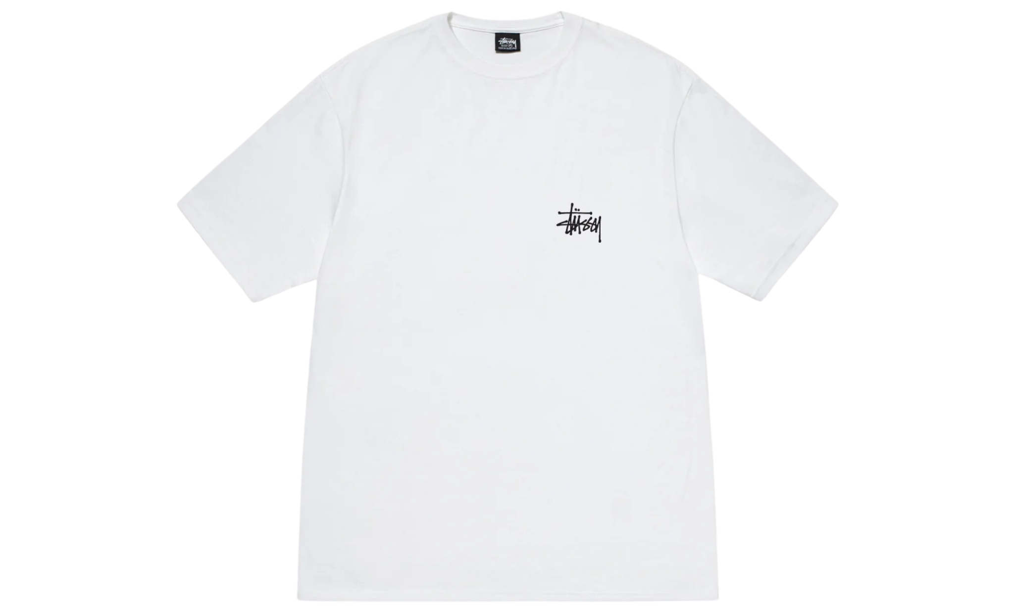 Tričko Stüssy Basic Tee White - SneakerDefinition