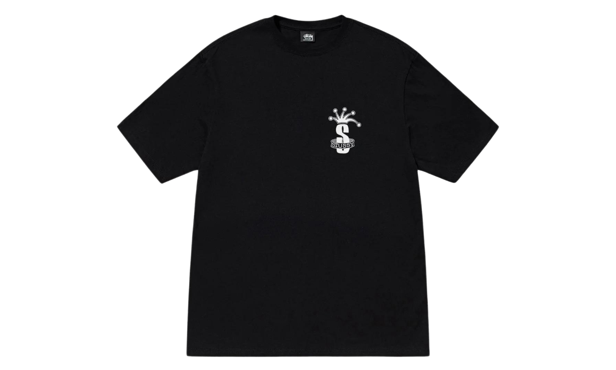 Tričko Stüssy Crown Band Tee Black - SneakerDefinition