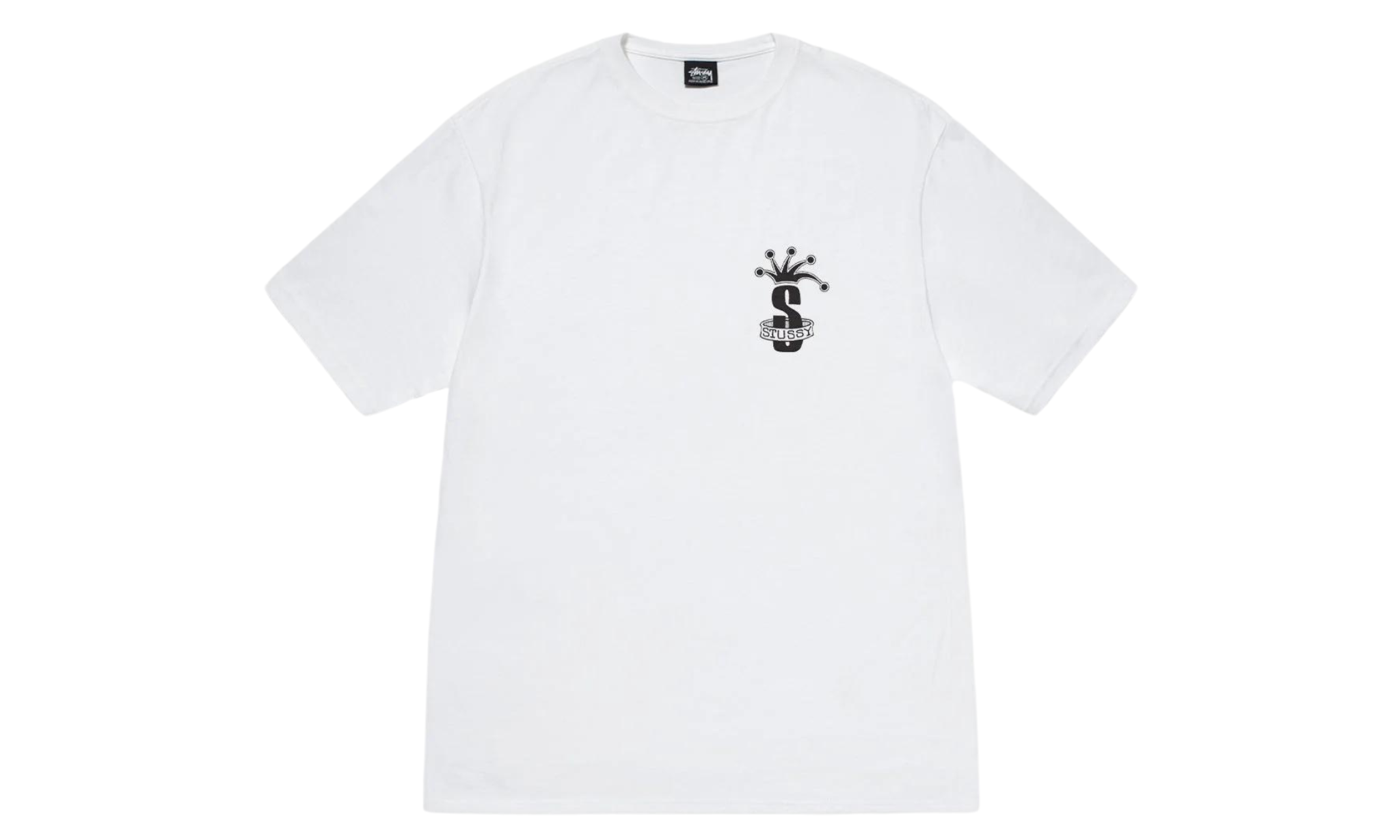 Tričko Stüssy Crown Band Tee White - SneakerDefinition