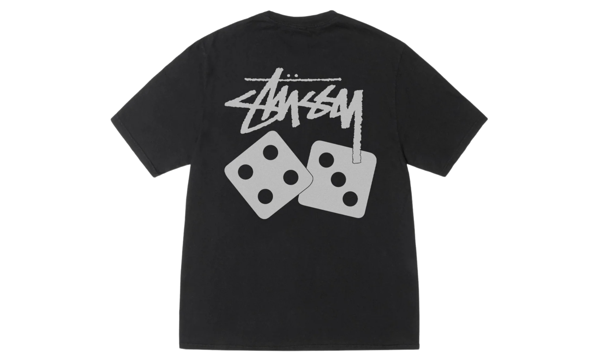 Tričko Stüssy Dice Tee Pigment Dyed Black - SneakerDefinition