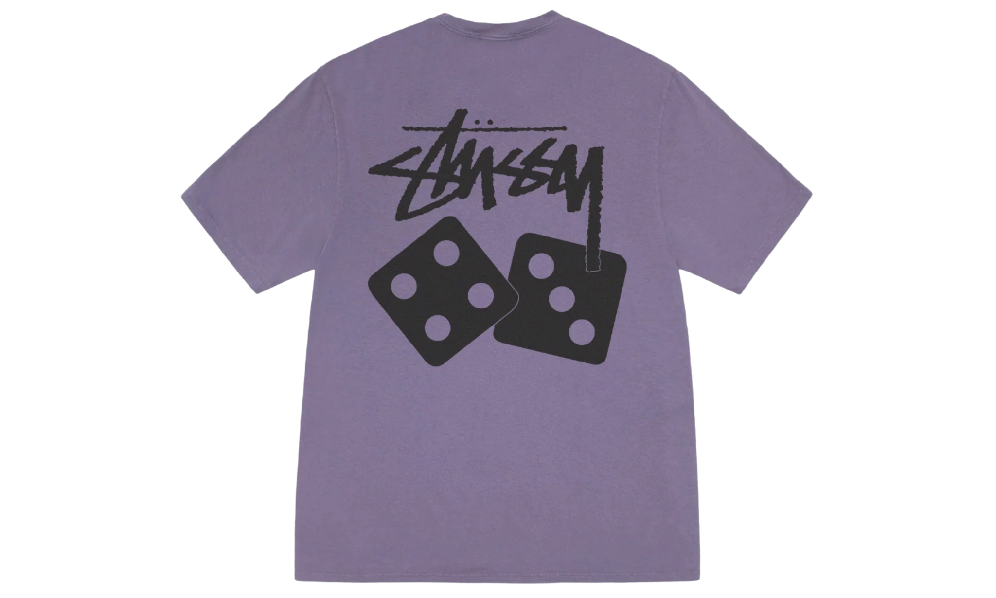 Tričko Stüssy Dice Tee Pigment Dyed Grape - SneakerDefinition