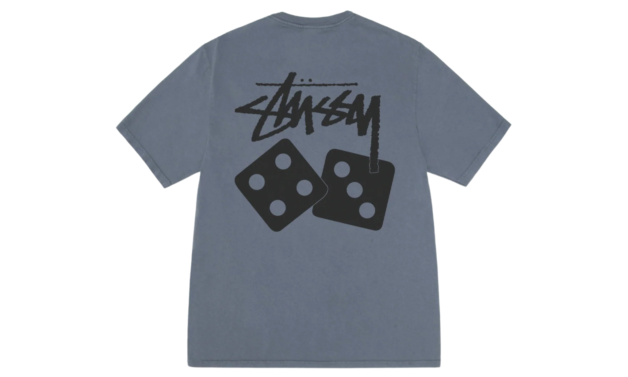 Tričko Stüssy Dice Tee Pigment Dyed Navy - SneakerDefinition